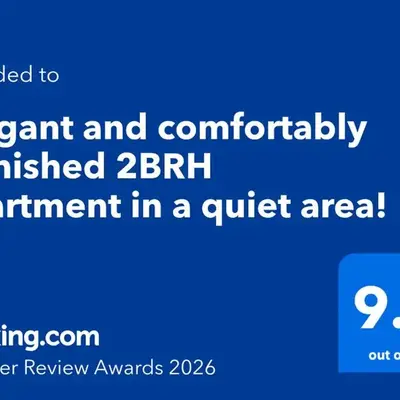 Elegant and comfortably furnished 2BRH apartment in a quiet area!