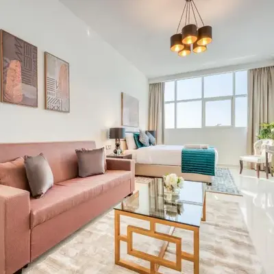 Intimate Studio in Damac Ghalia Jumeirah Village Circle by Deluxe Holiday Homes