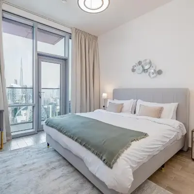 Noora Tower I Spacious 3BDR Apartment and maid room with Burj Khalifa View