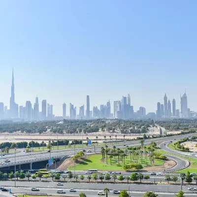 Luxury Escapes - Brand New Studio with View - Azizi Farhad Jaddaf