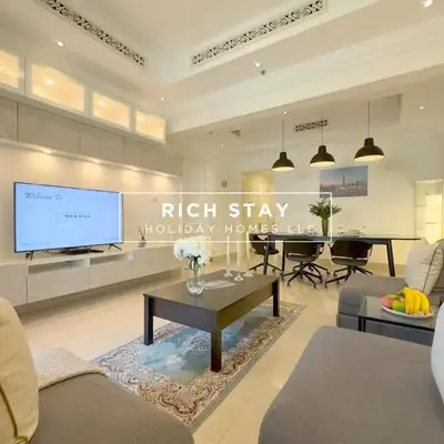 Upgraded 1BR in Downtown with Burj Khalifa View