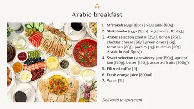 a table filled with different types of food at Elite Royal Apartment - Full Burj Khalifa & Fountain View - Majesty in Dubai