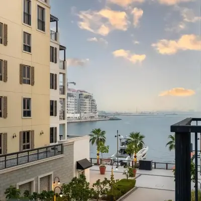 Stylish 1BR Apartment in La Mer Dubai with Balcony and Partial Marina Views
