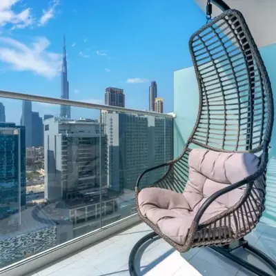 Skyline 20thModern 1BRIconic Burj Khalifa View